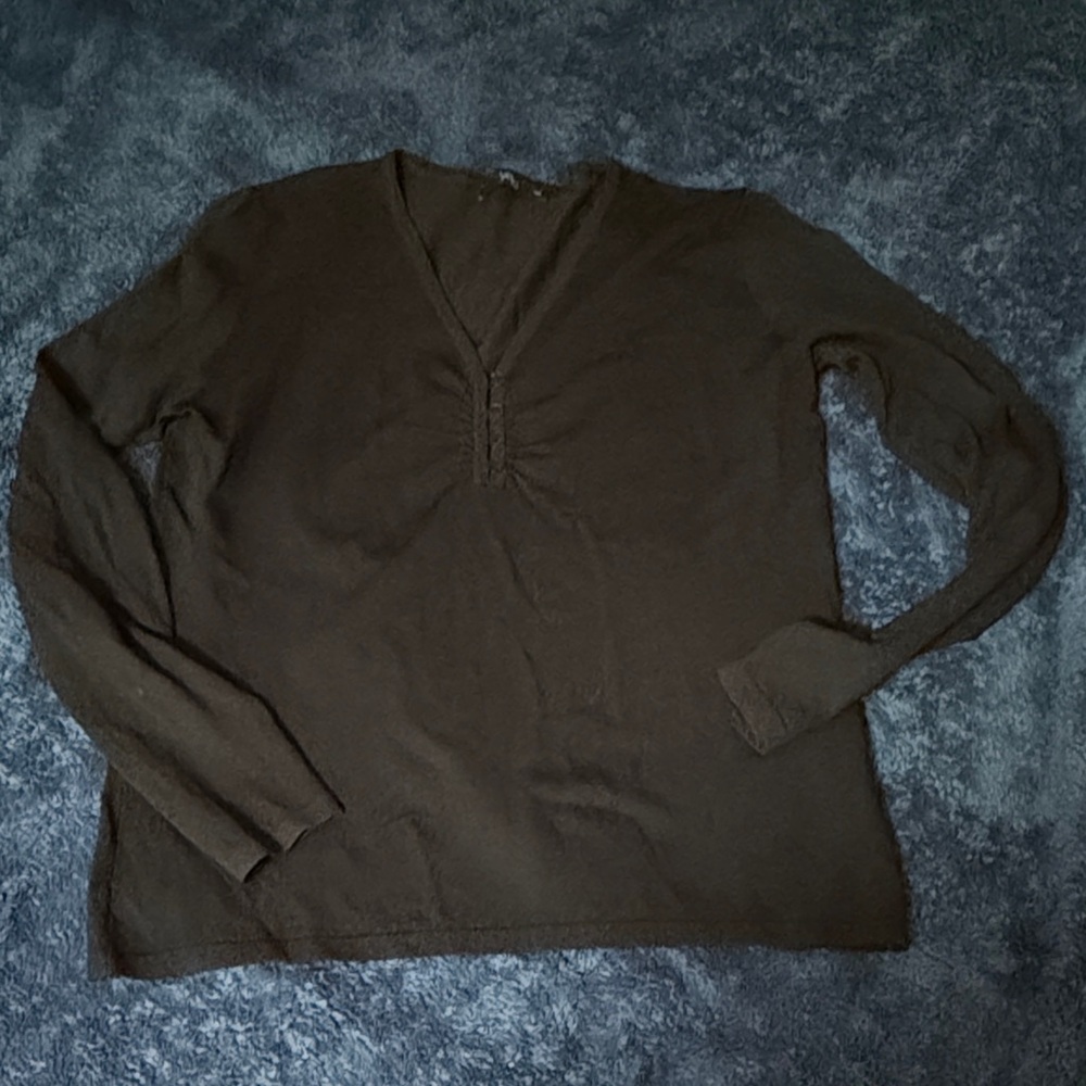 Women's Black Button Down Shirt